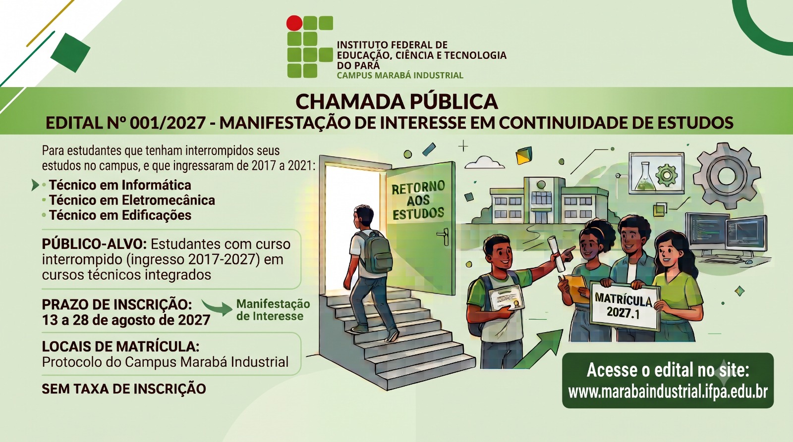 Edital de continuidade dos estudos 2026