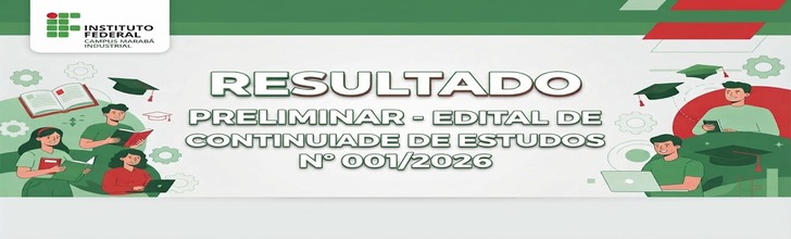 Edital de continuidade dos estudos 2026